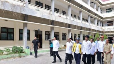 Jokowi Tinjau Langsung Sekolah Terdampak Gempa di NTB