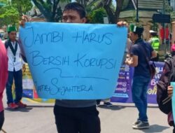 Mahasiswa HMI Jambi Tolak Koruptor Jadi Caleg