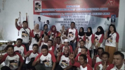 Komunitas Anak Republik Jambi Dukung Jokowi