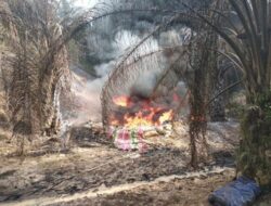 Sumur Ilegal Terbakar, Seorang Pekerja Kritis di Rumah Sakit