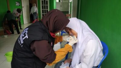 ACT Jambi Bikin Aksi Cuci Hidung di SMK PGRI 2