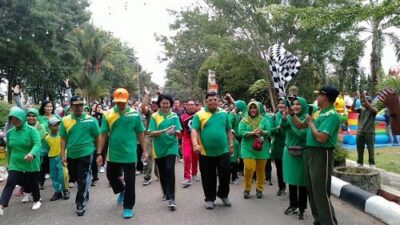 Kodim 0420/Sarko Gelar Car Free Day Bareng Rakyat