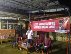 Reses Dapil V, Sumarsen Purba Tampung Aspirasi Warga Mendalo Darat