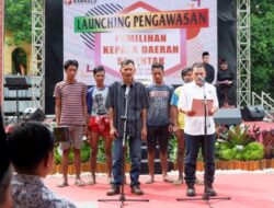 Launching Pengawasan Pilkada Serentak Serukan Tolak Politik Uang dan SARA