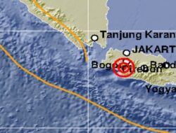 Gempa 5 Magnitudo Kedalaman 10 Km Guncang Sukabumi