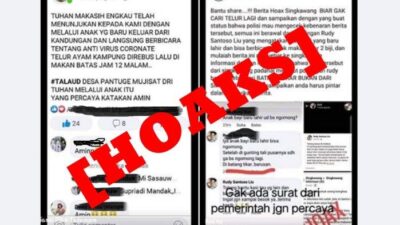 HOAKS: Bayi Baru Lahir Langsung Ngomong, Makan Telur Rebus Sebelum Jam 12 Malam untuk Cegah Virus Korona