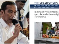 Media Asing Kritik Pernyataan Jokowi: Jamu Belum Terbukti Tangkal Korona