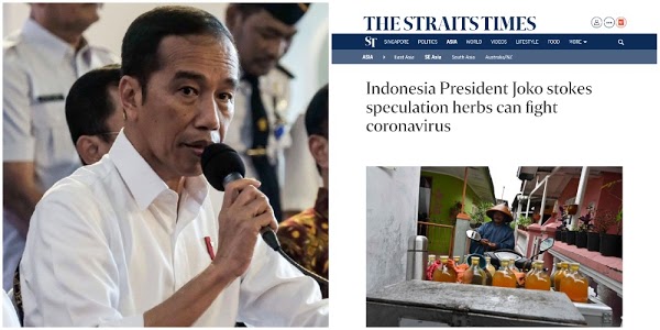 MEDIA Asing kritik pernyataan Jokowi,