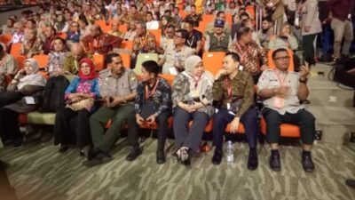 Bupati Masnah Hadiri Rakornas BNPB 2020   