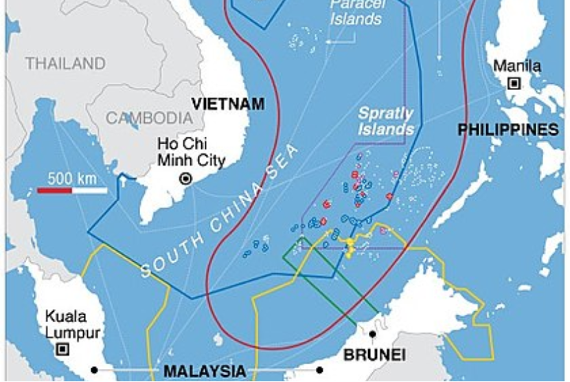 RI Resmi Tolak Klaim China di Laut China Selatan