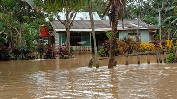 5 Kelurahan di Lubuklinggau Terendam Banjir, 1 Rumah Hanyut