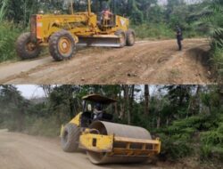 Perusahaan Sawit Perbaiki Jalan Provinsi di Sarolangun