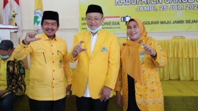 Terpilih Aklamasi, Tontawi Jauhari Pimpin DPD II Golkar Sarolangun