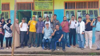 Kadisdikbud Sarolangun Kunjungi Sekolah di Ujung Batang Asai