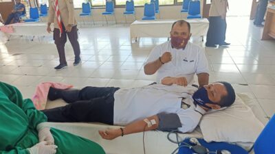 HUT Pramuka ke-59, Kwarcab Batanghari Gelar Donor Darah