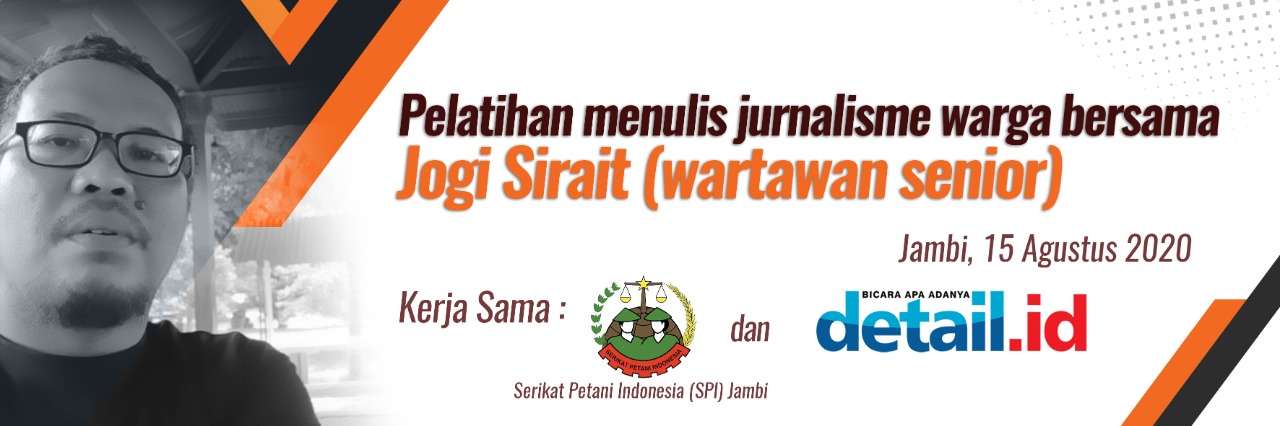 SPI Jambi dan DETAIL.ID Gelar Pelatihan Jurnalisme Warga