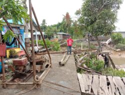 Jembatan Kayu Diganti Beton, Warga Parit Baru Bersyukur