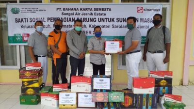 Peduli Dampak Pandemi, PT BKS Salurkan CSR di Kecamatan Pauh