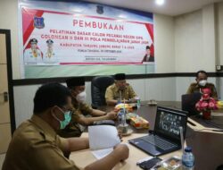 Bupati Safrial Buka Pelatihan Dasar CPNS Secara Virtual