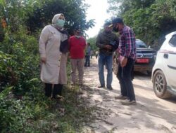 Bupati Masnah Busro Tinjau Langsung Kerusakan Jalan di Kecamatan Mestong