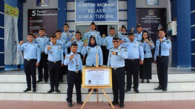 Kantor Imigrasi Kuala Tungkal Raih Predikat WBK