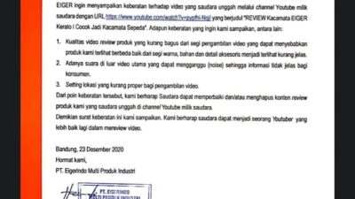 Mengaku Salah, CEO Eiger Minta Maaf