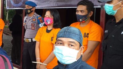 Dua Pengedar Narkoba Ditangkap Polisi, Satu Diantaranya Perempuan