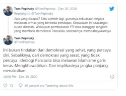 Profesor Politik Universitas Cornell Amerika Serikat, Tom Pepinsky: FPI Hanya Bubar Secara Organisasi, Ideologinya Tidak