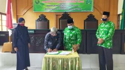 IAI Nusantara Batanghari dan PN Muara Bulian Teken MoU Program Tri Darma