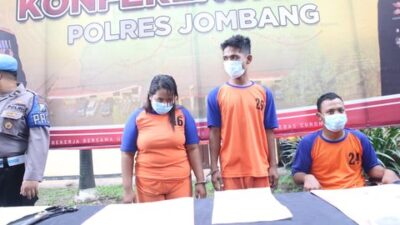 3 Perampok Nekat Bunuh Janda di Jombang, Kalung Rampasan Ternyata Imitasi