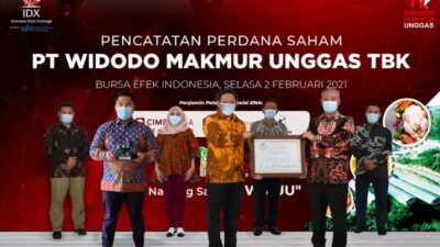 Baru IPO, Saham PT Widodo Makmur Unggas Meroket 22%