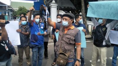 PWI Jombang Gelar Aksi, Kecam Pemukulan Terhadap Jurnalis