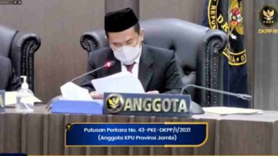 Pimpinan DKPP RI Dalam Memutuskan Perkara Sanusi Justru Berbeda Pendapat