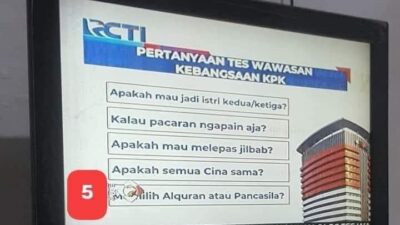 Viral Pertanyaan Nyeleneh TWK KPK, Berikut Daftar Pertanyaan yang Berhasil Dihimpun