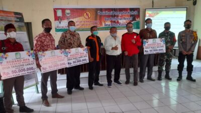 Berhasil Jaga Api Selama Setahun, PT Brahma Bina Bakti Beri Reward Empat Desa di Muarojambi