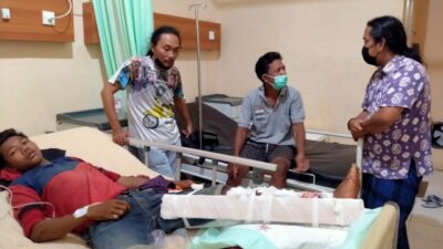 Ditabrak OTK, Seorang Warga SAD Tanah Garo Patah Kaki