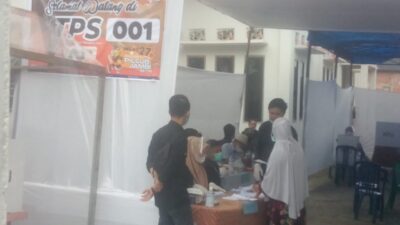 Tiga Pemilih di Luar DPT Nyoblos di TPS 01 Koto Baru Sungaipenuh