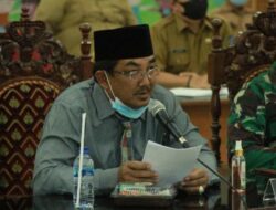 Bupati Anwar Sadat Hadiri VLH, Evaluasi Kabupaten Layak Anak Secara Virtual