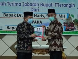 Al Haris Resmi Serahkan Memori Jabatan ke H Mashuri