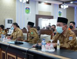 H Mashuri Melaporkan Kondisi Karhutla Merangin kepada Gubernur Al Haris