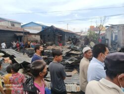 Kebakaran di Tanjungjabung Barat, Lima Bedeng dan Satu Rumah Hangus