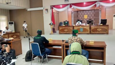 HMI Audensi Soal PPKM, Bupati Merangin Tegaskan Berpihak ke Pedagang