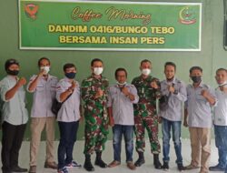 Coffee Morning dengan Insan Pers, Dandim Bute Meminta Dukungan Publikasi