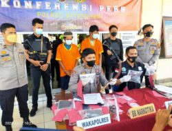 Senpi Rakitan D Punya Empat Peluru Aktif, Polisi Menemukan 11 Paket Sabu Dalam Kotak Rokok