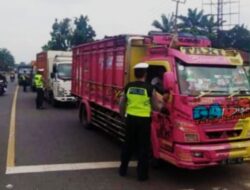 Razia, Lebih dari 80 Unit Truk Batu Bara Ditilang di Muarojambi