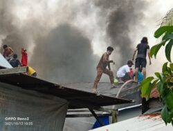 Kebakaran Kembali Terjadi di Jalan Andalas, Tungkal IV Kota