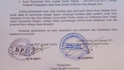 Warga Laser Desak Jalan Bagun Jayo–Laser Jadi Jalan Provinsi