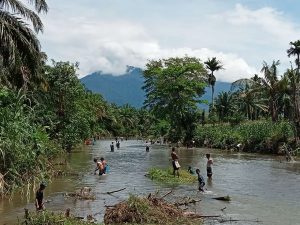 Mengambil Ikan di Lubuk Larangan, Tradisi Lokal Warga Kampung Lubuk Karak