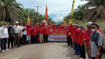 Tim GTRA Pasaman Barat bersama Ratusan Anggota SPI Kembali Tinjau Lokasi Usulan Penyelesaian Konflik Agraria