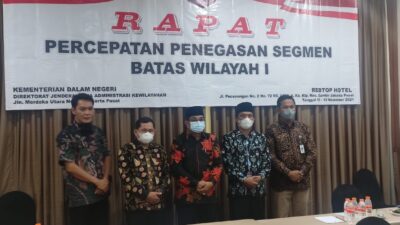 Dalam Rapat Penegasan Batas dengan Kabupaten Tetangga, Kabupaten Tanjungjabung Barat Mampu Beberkan Bukti dan Faktanya